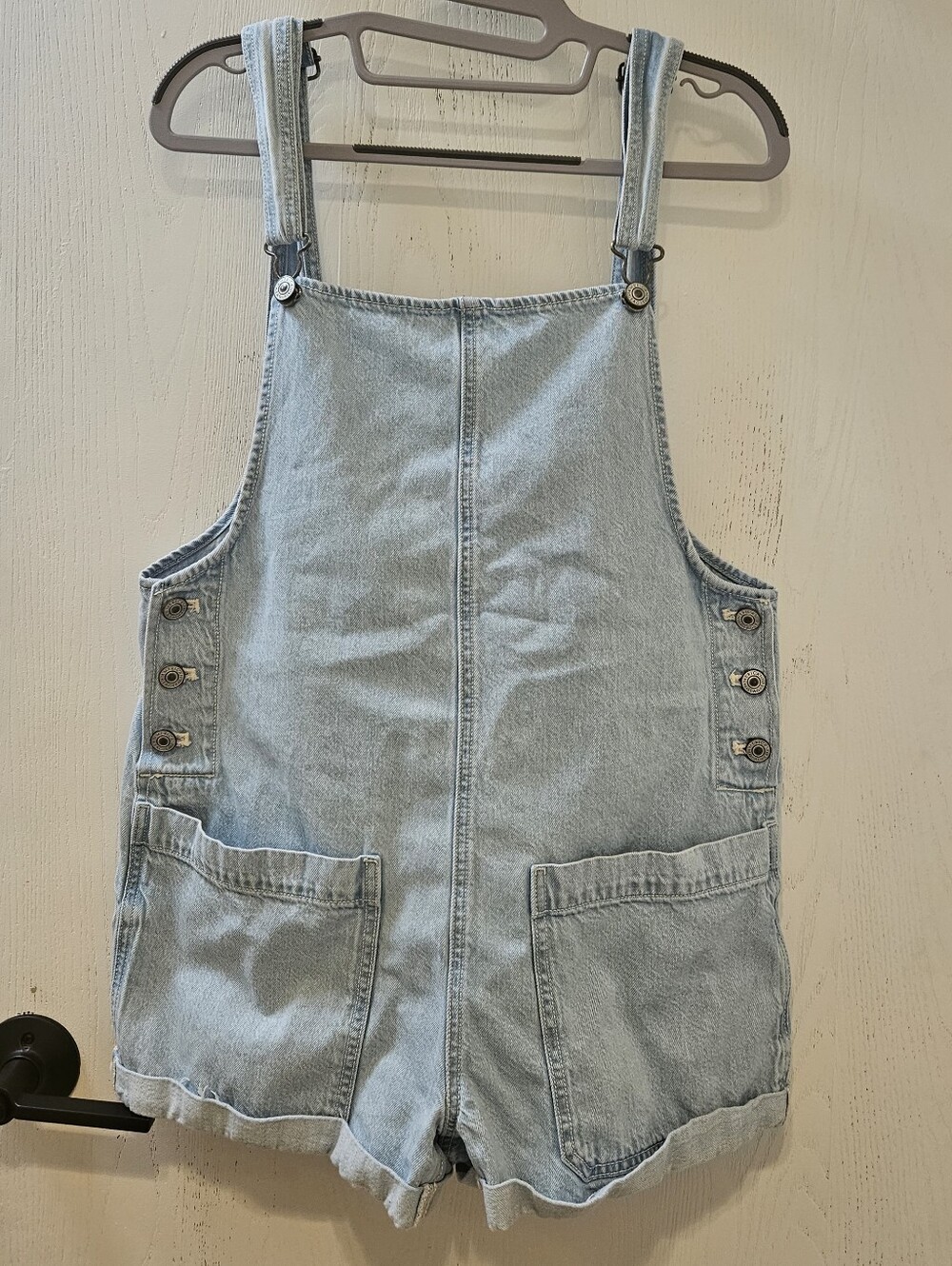 American Eagle Denim Short Overalls